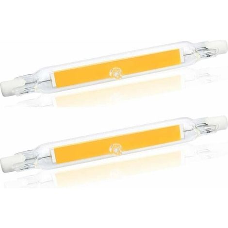 Bardusch-5W R7S 78MM Ampoule LED de J78 COB filament, 500 lumens 360 degrés, ampoule halogène 30W 48W 50W équivalent, parfait pour maison, cuisine, pièce, balcon, bureau, etc (2pcs, Blanc Chaud 2700K) (1/5)