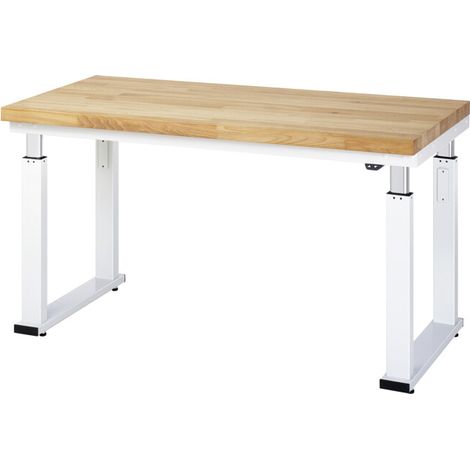 Établi à réglage en hauteur électrique STIER Premium, lxPxH 1500x700x740-1140 mm (1/4)