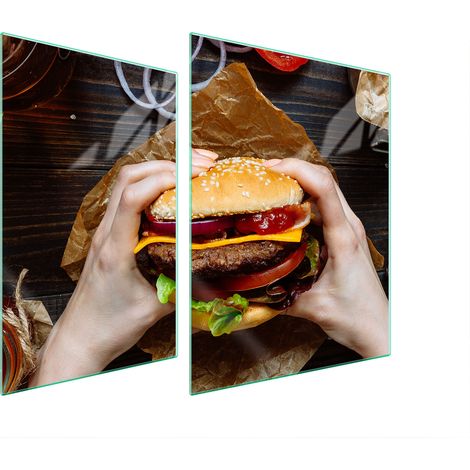PLACA PROTECTORA DE VIDRIO PARA ESTUFA 70x52 HAMBURGUESA (1/5)