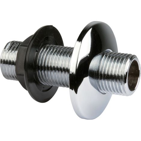 Watts – Traversée de cloison M 1/2' – Raccord fileté plomberie – Entraxe 15x21 – Pour espaces confinés et chantiers humides