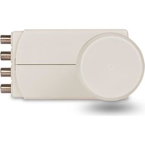 LNB QUAD - TECHNISAT - UNIVERSAL S - 10.7-12.75 GHz - Dimensions 105x121x68 mm - Gris