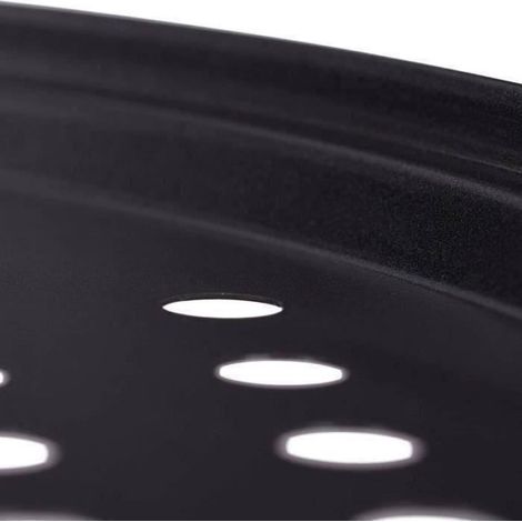 1 Plateau à pizza perforé 32 cm,Accessoire cuisson pierre,Résistant haute température,Pour four domestique (1/3)