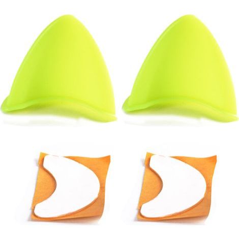 Oreilles de chat en silicone souple – Accessoire amusant pour casque moto ou ski, lot de 2 pièces avec bande élastique ajustable (1/5)
