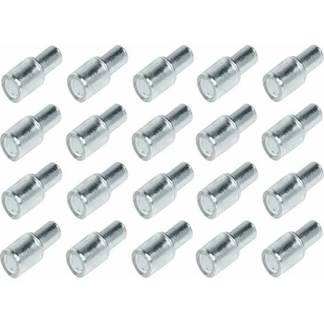 20x taquet avec amortisseur revêtement plastique spécial tablette bois et verre 5mm meuble table étagère support plateau (1/2)