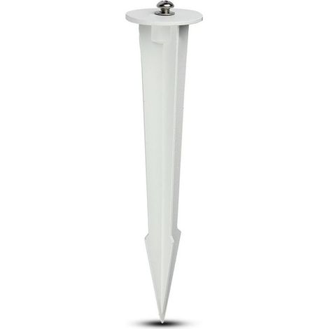 Piquet pour Projecteur LED extérieur D:60mm x H:265mm Blanc V-TAC VT-855 (1/6)