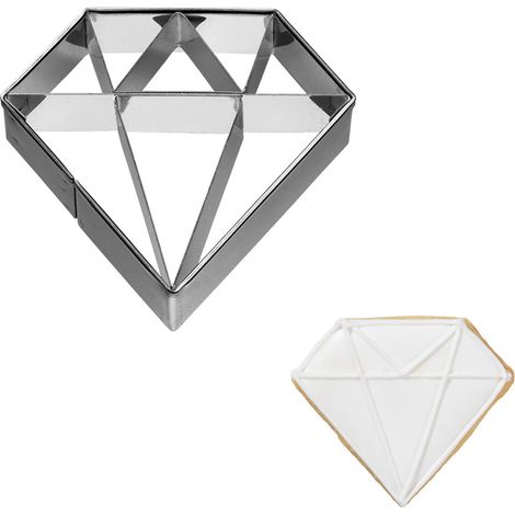 Cortador de galletas con forma de diamante de 6 cm / Birkmann (1/3)