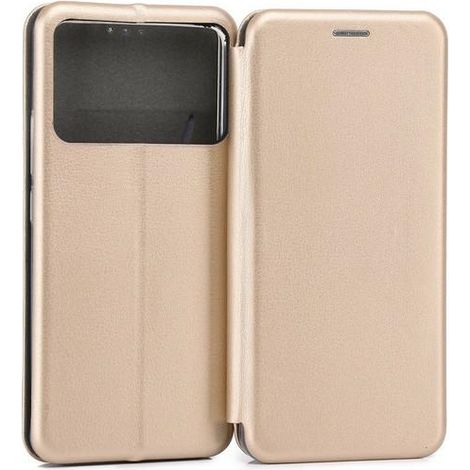 Beline Magnetische Bücherhülle für Poco F6 Pro Gold