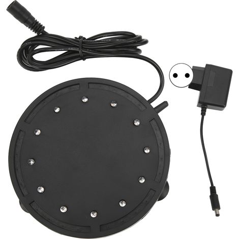1 Lampe à bulles LED, disque aérateur, éclairage multicolore, pour aquarium (1/5)