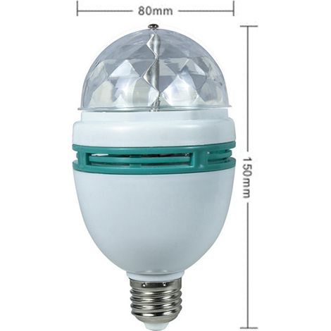 Ampoule LED rotative E27, éclairage KTV domestique, boule disco lumineuse RVB dansante pour fête (1/5)