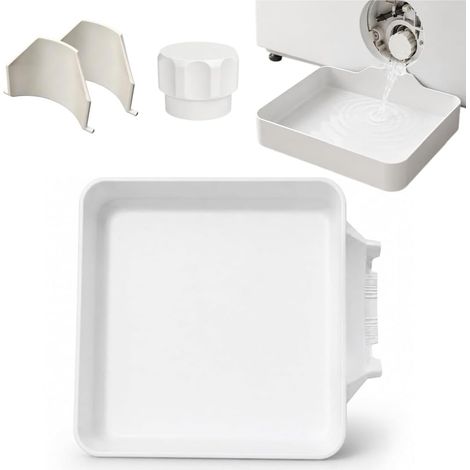 Bac de récupération universel pour lave-linge à chargement frontal, facile à installer, accessoire pour lave-linge. (1/5)