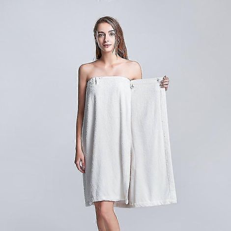 Schnelltrocknender Mikrofaser-Bademantel, ideal für Sauna, Pool, Strand und Dusche (80 x 150 cm) (1/5)