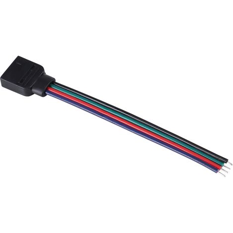 Connecteur à 4 broches pour bande LED RGB 5050/3528/3014, 20 câbles femelles de 10 cm (1/5)