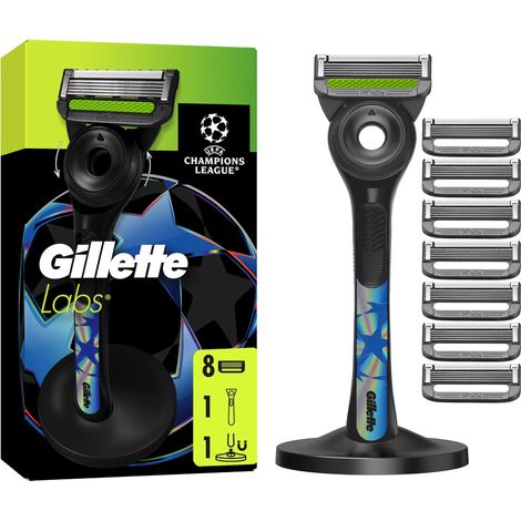 Gillette Labs Systemklingen 8er + Handstück Online Versandvariante Rasierklingen+Handstück