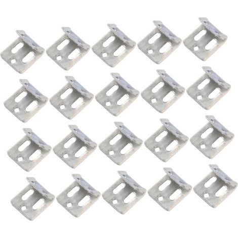 100 pièces Clips à Ressort Renforcés pour Housse Canapé Accessoires de Réparation de Ressorts pour Meubles Installation Facile (1/4)