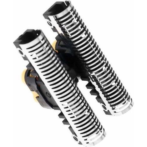 Lame de rechange pour rasoir électrique, noire, compatible avec Braun 51B 51S wf2s 5760 5758 550, noir et argent