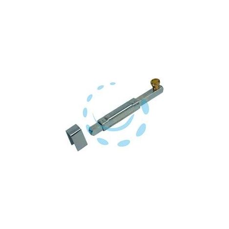 CATENACCIO VERTICALE A SALDARE CON INCONTRO ART.205 - mm.130x mm.10