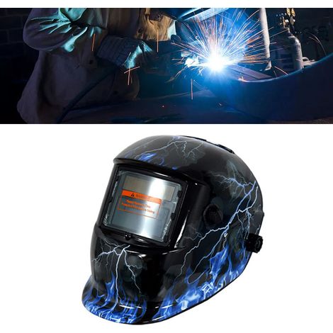 Casque de soudage automatique à obscurcissement, protection anti-éclaboussures, écran LCD, soudage à l'arc argon, masque de soudeur auto-obscurcissant, usage professionnel (1/5)
