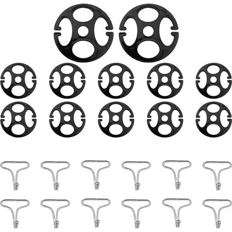 24 Pièces Clips Support Housse Siege Voiture, Crochet D'installation Housse Siege Voiture, Housse Siège Voiture Avec Crochets Métalliques Prune, Automobile Universel Intérieur Accessoires (1/5)