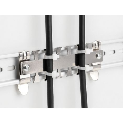 Delock Abrazadera de cable para carril DIN