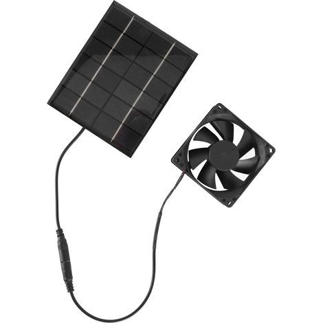 Ventilateur d'extraction, large application de ventilateur de panneau solaire 2W pour serre (1/5)