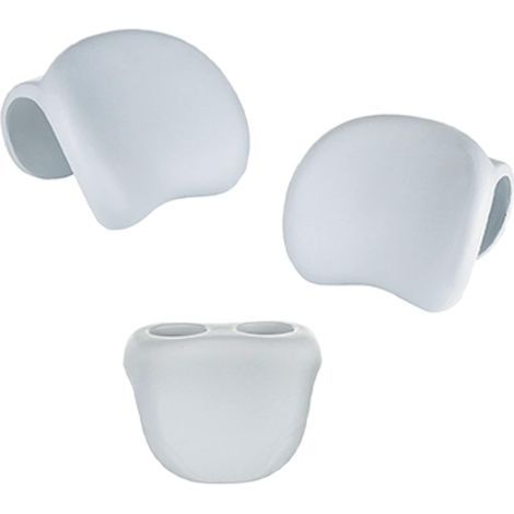 Set of 3 Inflatable Spa Accessories, Glass Holder and Headrests, Gray, for Jacuzzi Aspen Malibu Montana (1/4)