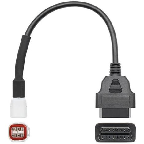 Câble adaptateur OBD 4 broches vers OBD2, compatible avec les motos Yamaha (1/5)