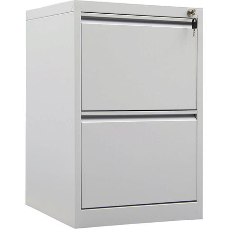 STIER Hängeregistraturschrank, 2 Schubladen, einbahnig, für 160 DIN A4 Hängemappen, 720x465x620mm (1/5)