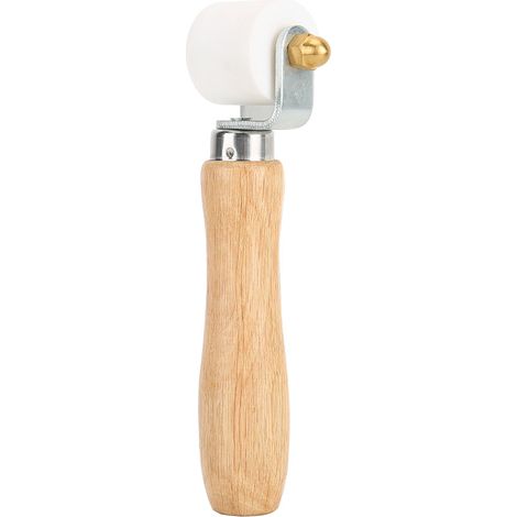 28 mm (1,1 Zoll) PTFE-Handdruckrolle, 2-Wege-Lager, Holzgriff, hitzebeständiges Schweißwerkzeug (1/5)
