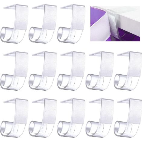 CCYKXA Set of 30 snail-shaped table skirting clips for tables 3 to 5 cm thick with hook and loop for meetings, parties, indoor and outdoor events (1/5)