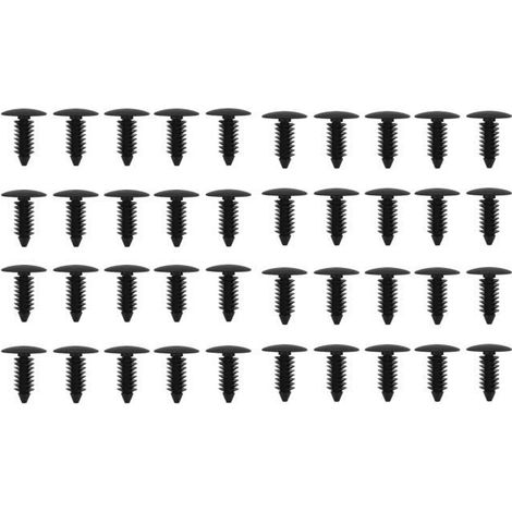 GOTOTOP 100Pcs Kit Rivets Fixation Clips Plastique Pare-chocs Porte Voiture tout neuf (1/4)