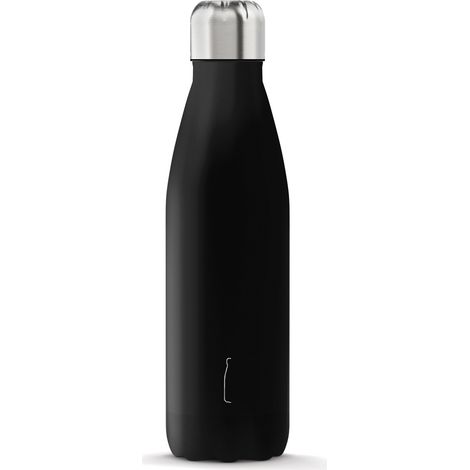 The Steel Bottle Classic Tägliche Nutzung 500 ml Edelstahl Schwarz