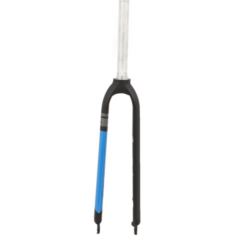 Fourche de suspension avant BOLAN en alliage d'aluminium pour VTT, roues de 26, 27,5 et 29 pouces, fourche rigide noire et bleue