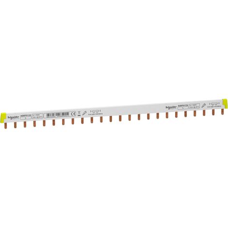 Riel de conmutación Schneider Electric a9xph124 100 A 24 módulos