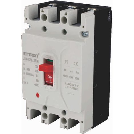 ETTROIT JX14398 JXM1 Interruttore Scatolato MCCB Magnetotermico 3P 125A 380V-22KA (1/3)