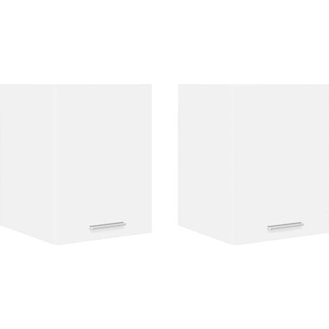 Maison Exclusive - Armadio pensile 2 pcs Bianco 30 x 31 x 40 cm Legno multistrato