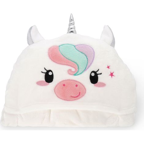 Legami - Coperta con Cappuccio Cosy Hugs Tema Unicorn, con Tasche Scaldamani e Cappuccio, Coperta in Poliestere, Chiusura a Bottone, 150 x 125 cm (1/5)