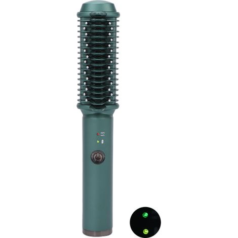 Lisseur USB, température réglable, brosse lissante (1/5)
