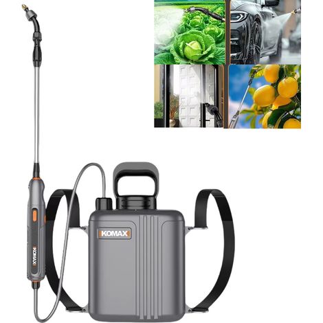 Pulvérisateur de jardin 6 L, pulvérisateur d'arrosage, accessoires de jardinage, pulvérisateur à dos, outils de jardin, idéal pour l'arrosage et le lavage de voitures (1/5)