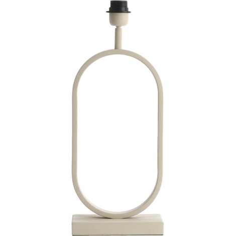 Light & Living - lámpara de mesa - Jamiri - beige - metal -