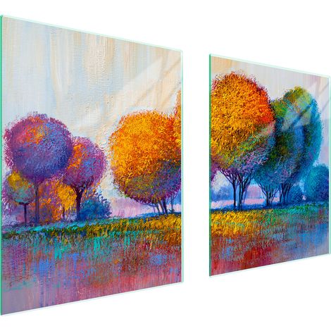 GLASSCHUTZPLATTE FÜR HERD 85x52 TREE (1/5)