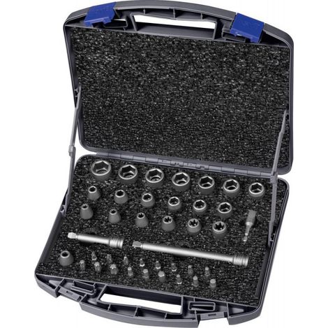 ASW set chiavi a bussola 710 KS 40 OL 40 pezzi, 3/8" esagonale i6 esagonale - 173801 (1/5)