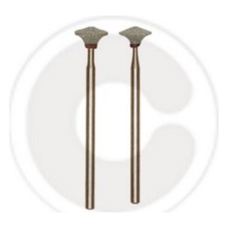 PROXXON 28272 2 ROUES MOLETTE EN CARBURE DE SILICIUM D. 8 mm. POUR LA GRAVURE DU VERRE