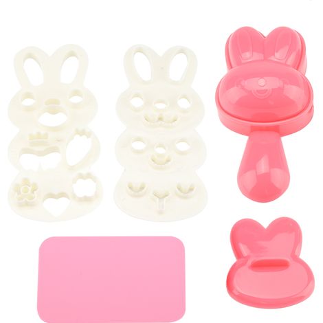 DIY Bunny Shape Food grade PP Material Sushi Rice Roll Bento Mold Handicraft Rice Roll Mold (1/5)