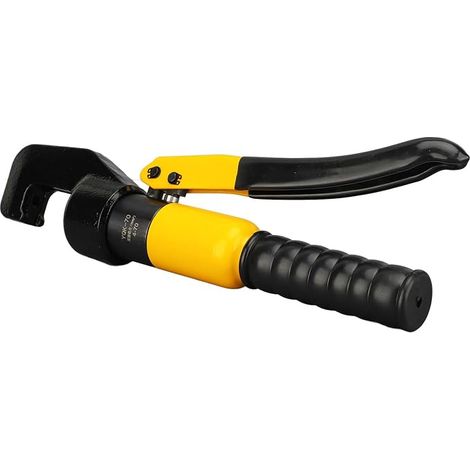 Pince à Sertir Hydraulique pour Câbles, Pince à Sertir Manuelle avec 16 Matrices pour Cosses en Cuivre et Aluminium, Plage de Sertissage de 4 à 70 mm² (1/5)
