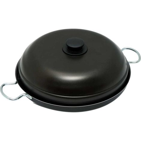 Valsecchi Fornetto Barbecue Pop Sartén de Aluminio Antiadherente 32 Cm Gris Oscuro