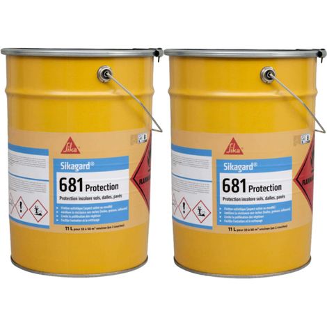 Juego de 2 protectores de suelo incoloros SIKA Sikagard 681 Protection - 11L
