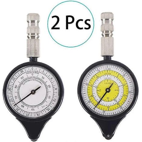 Lot de 2 appareils multifonctions : télémètre, odomètre, boussole et curvimètre. Idéal pour la randonnée et le camping. (1/5)