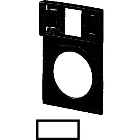 Marco con placa descriptiva: Aluminio puro Q25TS-02