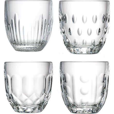 LA ROCHERE - SET TROQUET 4 GOBELETS MOTIFS (1/3)