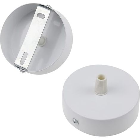 80 mm Canopy Light Accessory – Ceiling Rosette, Ceiling Mount, Ceiling Light Fixture, Ceiling Moulding and Bulb Cover (1/5)